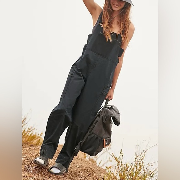 NEW Free People Movement Wade On Onesie XS black